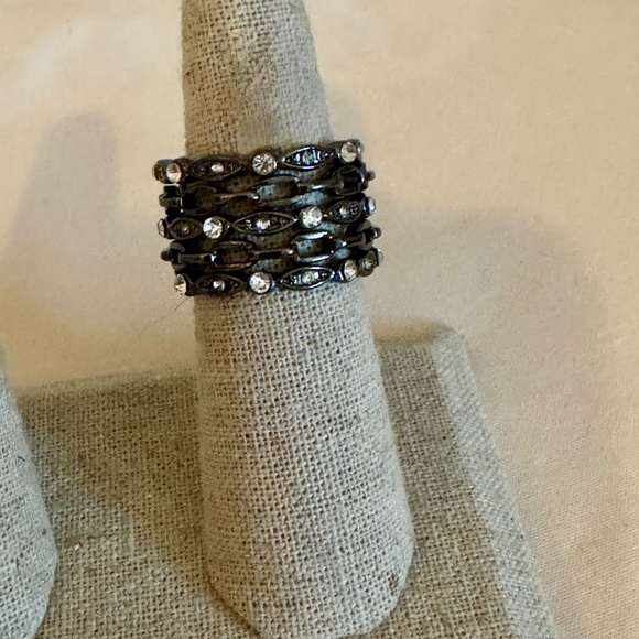 Park Lane Hematite ring and earring collection - NWOT - Size 7 rings - Picture 4 of 6